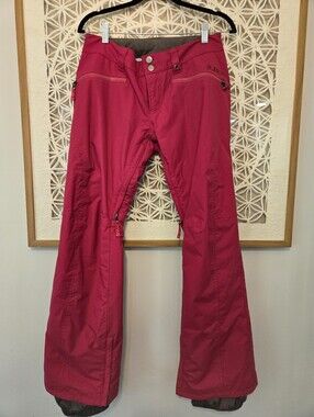 Burton Women’s Ski Pants Snowboard Pants Size Small Hot Pink Waterproof Winter